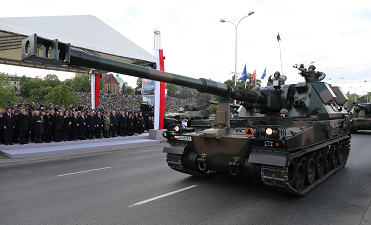 zdjęcie altyleri polskiej AHS Krab